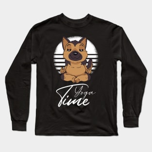 Zen Dogs Love Yoga Long Sleeve T-Shirt